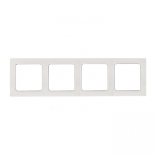 Стокгольм Рамка 4-местная белая EKF PROxima