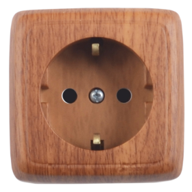 Hegel Альфа наруж Дуб РА16-111-05 Розетка с/з