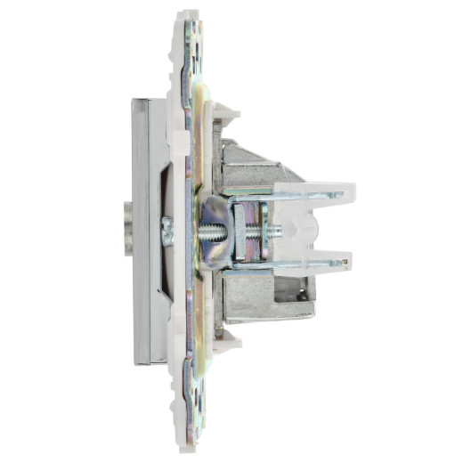 SKANDY Роз. TV оконечная SK-A12N никель IEK