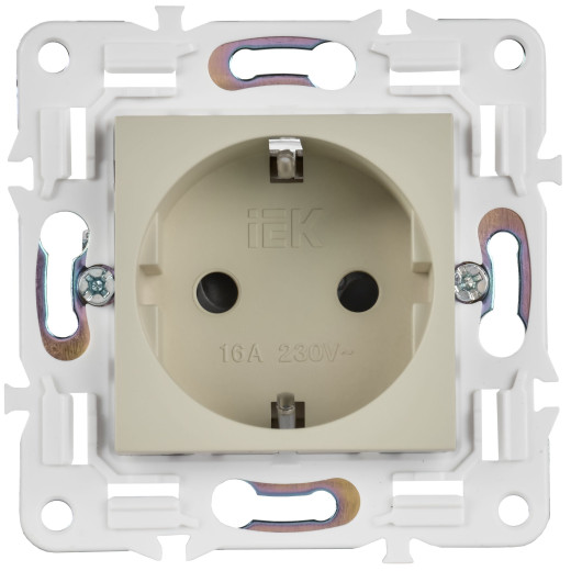 SKANDY Роз. с з/к/ш 16А SK-R04B беж. IEK