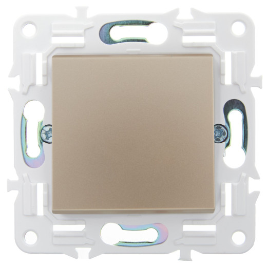 SKANDY Выключ. 1-кл. кнопоч. 10А SK-V14Sa песоч. IEK