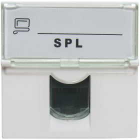 SPL Розетка информационная UTP 1хRJ45 45х45 cat5е