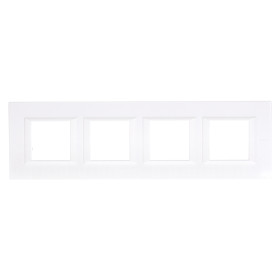 BT Axolute White Рамка 2+2+2+2 мод прямоугольная горизонтальная.