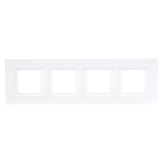 Axolute декоративные накладки прямоугольной формы, горизонтальные, цвет белый, на 2+2+2+2 модуля