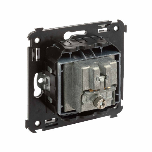 Розетка TV-FM-SAT в стену, Avanti, закаленная сталь