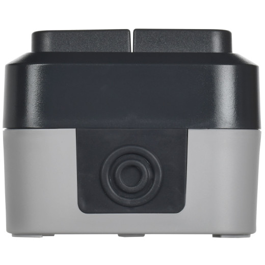 TORS Выключ. двухкл. прох. 10А IP55 TS125 графит IEK