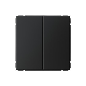 Systeme Electric ArtGallery Карбон Выключатель 2-клавишный кнопочный, сх.2, 10А, механизм