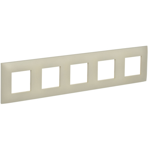 SKANDY Рамка 5-мест. SK-F05B беж. IEK