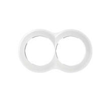 Simon 88 Белая Рамка 2-ая круглая