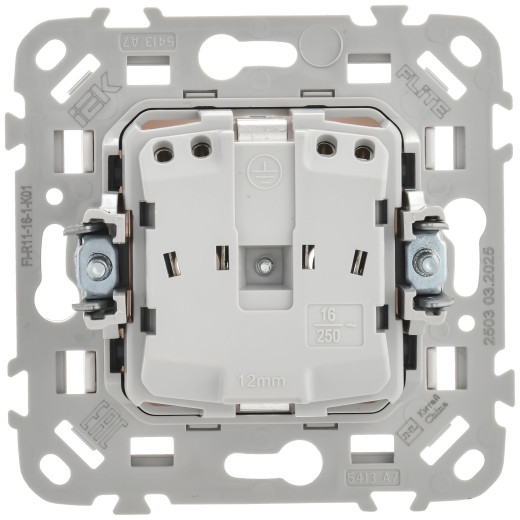 FLITE Роз. с з/к без з/ш б/к 16А РС11-1-ФлБ бел. IEK