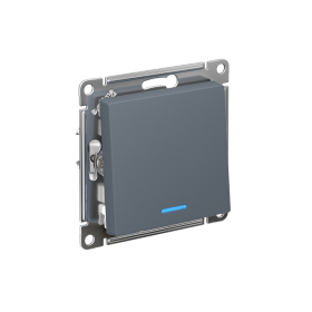 Systeme Electric AtlasDesign Грифель Выключатель 1-клавишный с подсвет.,сх.1а, 10АХ, мех., быстрозажим. клем.