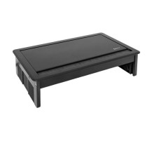 EKF PROxima Встраиваемый настольный розеточный блок выдвижной, 8 модулей, черный, C-Line.