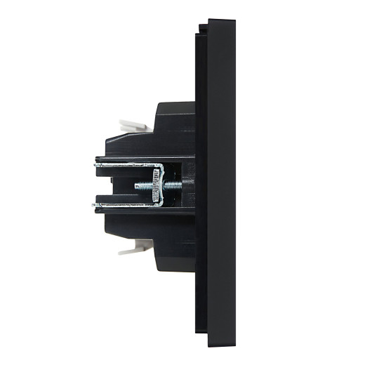 FORTE&PIANO Выключ. 1-кл. прох. 10А FP103 чер. IEK