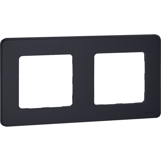 Рамка 2 поста - Legrand/Daccord Inspiria - антрацит