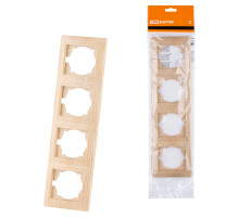 TDM Рамка 4-х постовая вертикальная сосна 