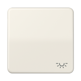 JUNG CD Бежевая Клавиша для 1-ая с символом ОСВЕЩЕНИЕ ударопрочная