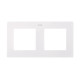Рамка на 2 поста, белый