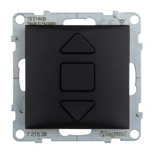 SUNO. Переключатель кнопочный для жалюзи и рольставней 6А 250В. Безвинтовые зажимы. Цвет 