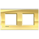 Livinglight Рамка прямоугольная, 2 поста, цвет Золото