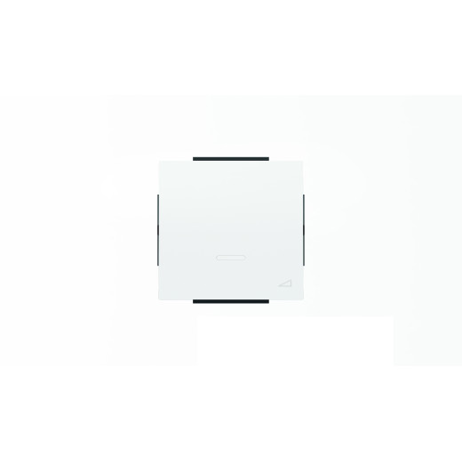 Клавиша для механизма клавишного светорегулятора арт.8160.1, серия SKY, цвет альпийский белый