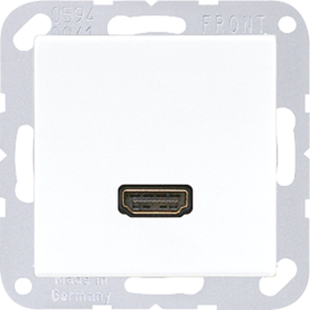 JUNG A 500 Белая Розетка HDMI 1-ая