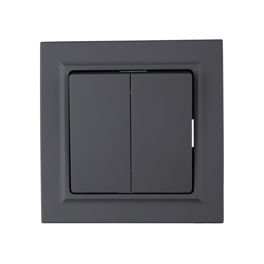 BRITE Выключ. 2-кл. 10А в сб. ВСР10-2-0-БрГ граф. IEK