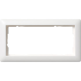 Gira Standard 55 Белый матовый Рамка 2-ая без перегородки
