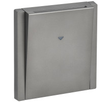 IEK FORTE&PIANO Сталь Выключатель карточный 30А FP543