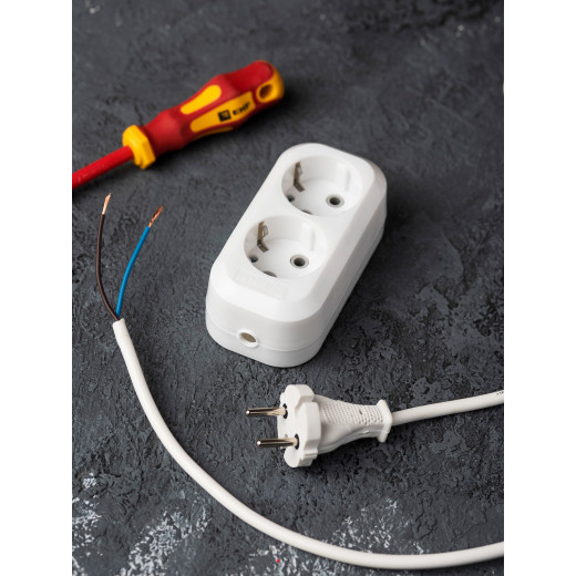 Колодка 2 гн. 16А 3,5кВт с/з Эксперт EKF PROxima