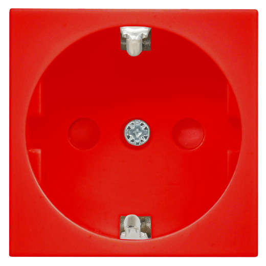 РКС-20-32-П-К Розетка с з/к 2к (2 мод) ПРАЙМЕР красная IEK
