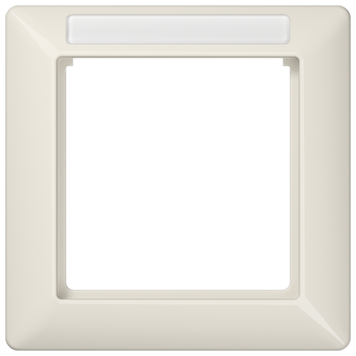 Рамка 1-кратная для вертикальной и горизонтальной установки, термопласт