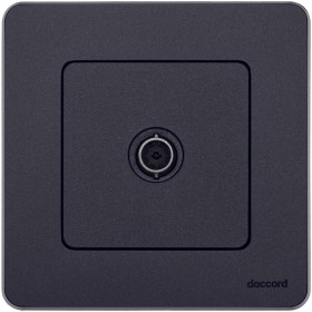 Legrand/Daccord INSPIRIA Антрацит Розетка TV - «звезда» - 2 дБ - 0-2400 мГц.
