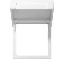 Gira System 55 Бел матовый Монтажная рамка с крышкой