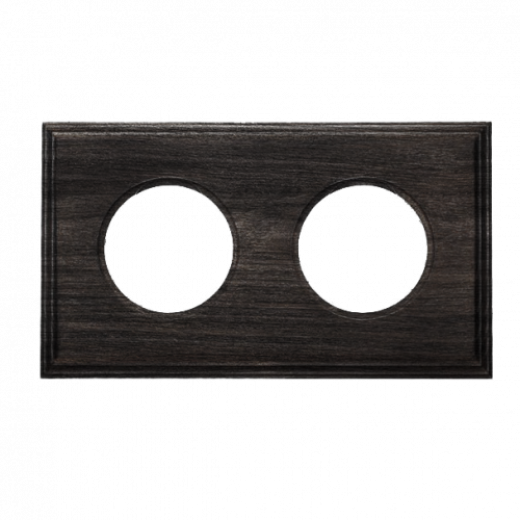 Шедель Бук Угольно-черный Рамка 2-ая Форма квадрат (скрытый монтаж)