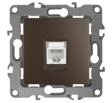 ЭРА Розетка Серия 12 12-3105-13 телефонная RJ11 IP20 бронза