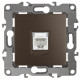 Розетка ЭРА Серия 12 12-3105-13 телефонная RJ11 IP20 бронза