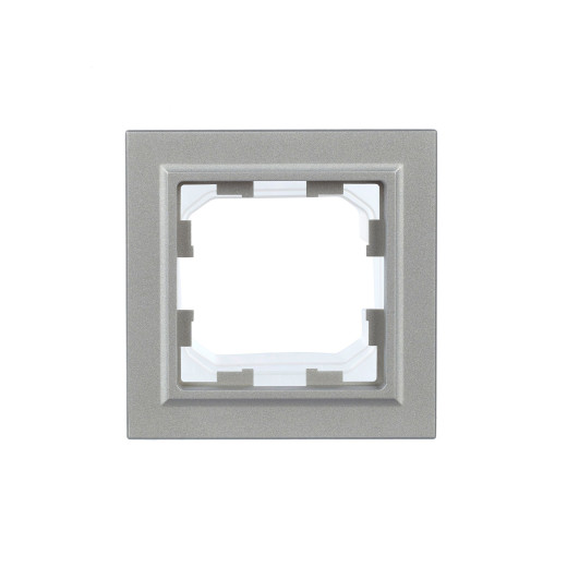 BRITE Рамка 1-мест. IP44 РУ-1-БрА-44 алюм. IEK