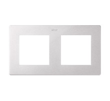 Simon 24 Алюминий Рамка 2-ая