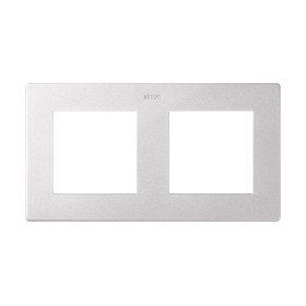 Simon 24 Алюминий Рамка 2-ая