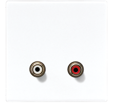 JUNG Розетка аудио тюльпан RCA 2 гнезда