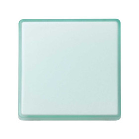 Simon 27 Play Зеленая прозрачная Накладка на выключатель, декоративная, сменная, широкая