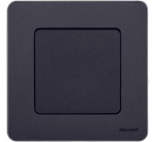 Legrand/Daccord INSPIRIA Антрацит Переключатель без фиксации (кнопка) с Н.О./Н.З. контактом 6 A - 250 В.