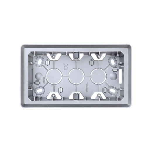 Simon 82 Detail Коробка наружной установки на  2 поста,  алюминий