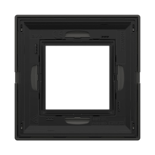 Рамка из металла 1 пост (2 мод.), Avanti, темно-серая