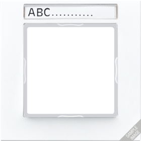 JUNG Рамка 1-кратная, чёрный