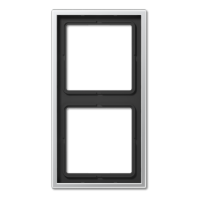 JUNG LS 990 Алюминий Рамка 2-ая