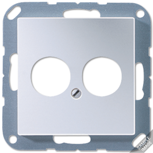 Крышка для 2-х гнезд, шампань