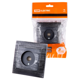 TDM Розетка телевизионная простая (0-2400МГц, 