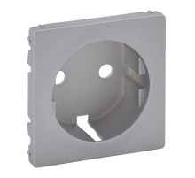 Legrand Valena LIFE Алюм Накладка розетки с/з.