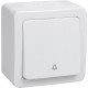 ВСк20-1-0-ГПБ выкл 1кл кноп. о/у IP54 (цвет клавиш: белый) ГЕРМЕС PLUS